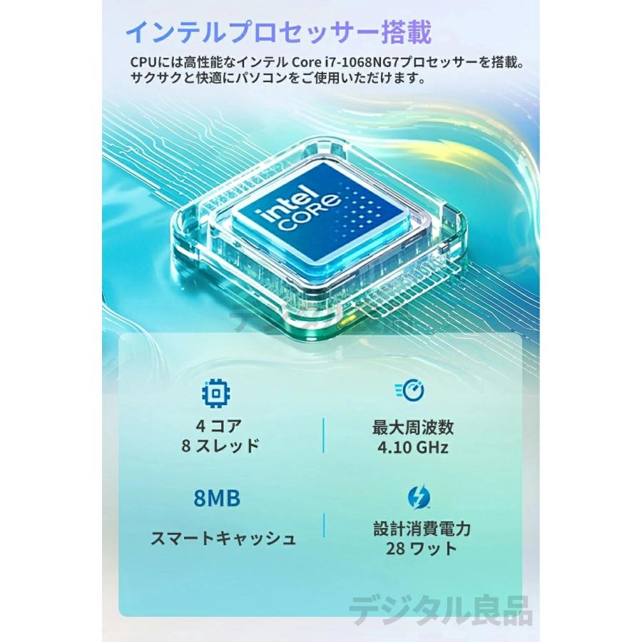 2026新発売ノートパソコン office付き Windows11 初期設定済み 15.6型 フルHD液晶 第10世代 Intel Corei7-1068NG7 メモリ16GB SSD 128GB~1TB 薄型 コスパ高いの画像
