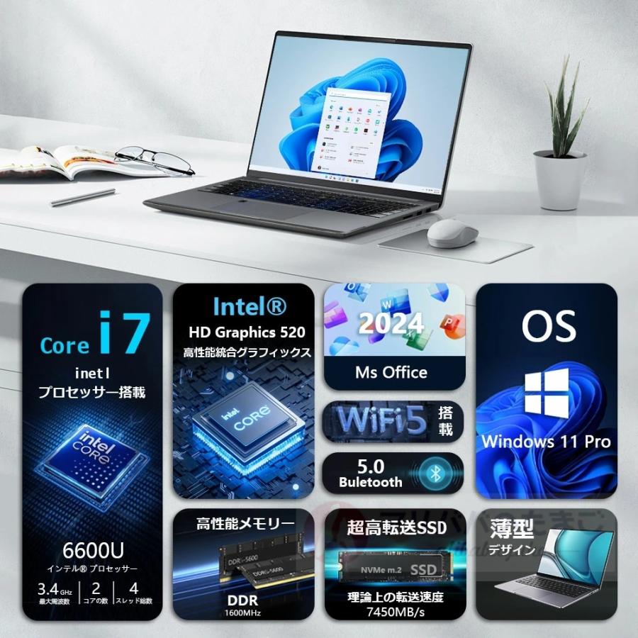 2026新発売 ノートパソコン Windows11 ノートPC 軽量 高性能 intel
