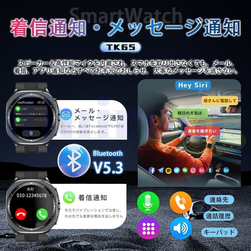 スマートウォッチ 医療レベル健康- 高精度エアバッグ血圧測定 ECG