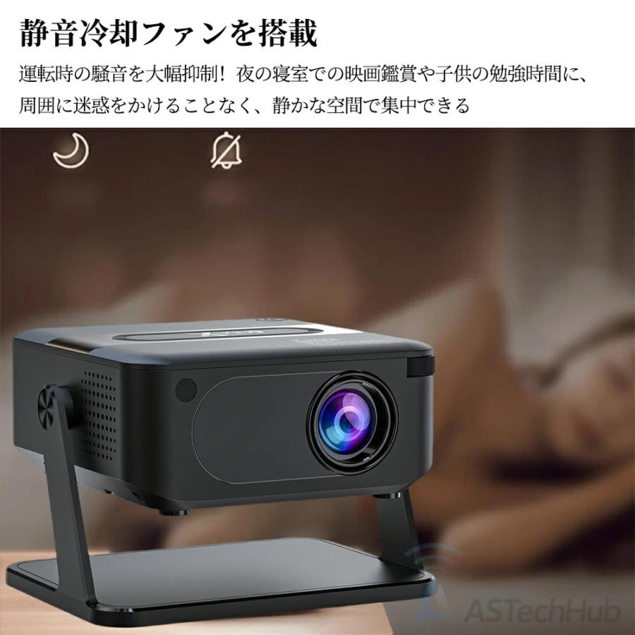プロジェクター 小型 家庭用 Android搭載 4K対応 高輝度 25000LM 自動台形補正 5G/WiFi6 スマホ iPhone/Switch対応 ホームシアター 寝室が映画館に 2026新発売_12