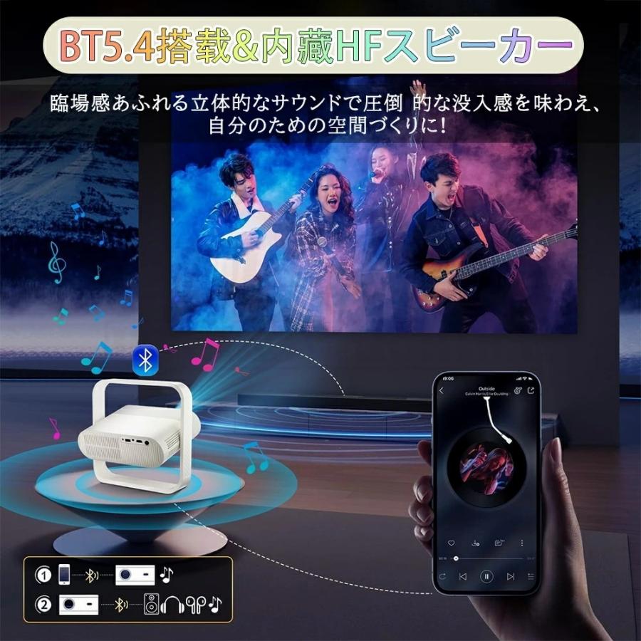 2026年新登場】プロジェクター 小型 家庭用 天井投影 スマホと繋げる