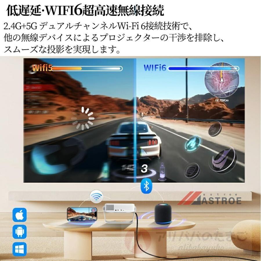 2026年新登場】プロジェクター 小型 家庭用 天井投影 4K対応 自動