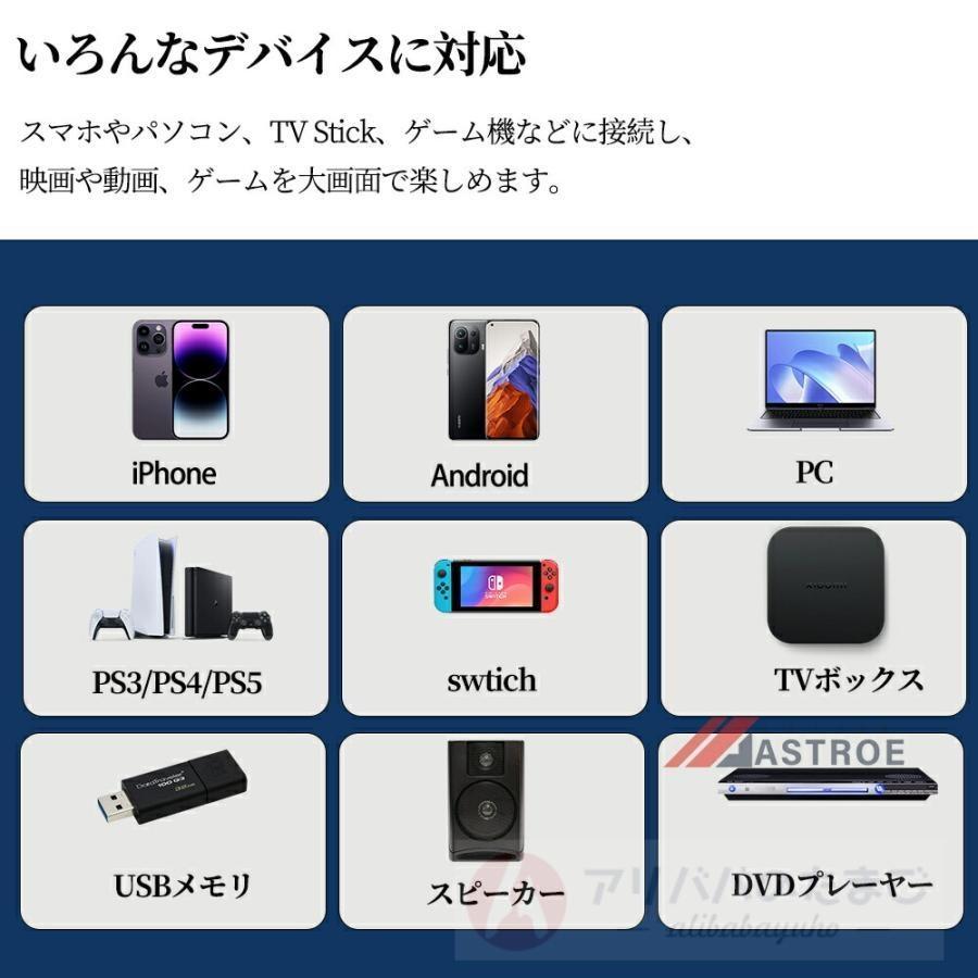 2026年新登場】プロジェクター 小型 家庭用 天井投影 4K対応 自動
