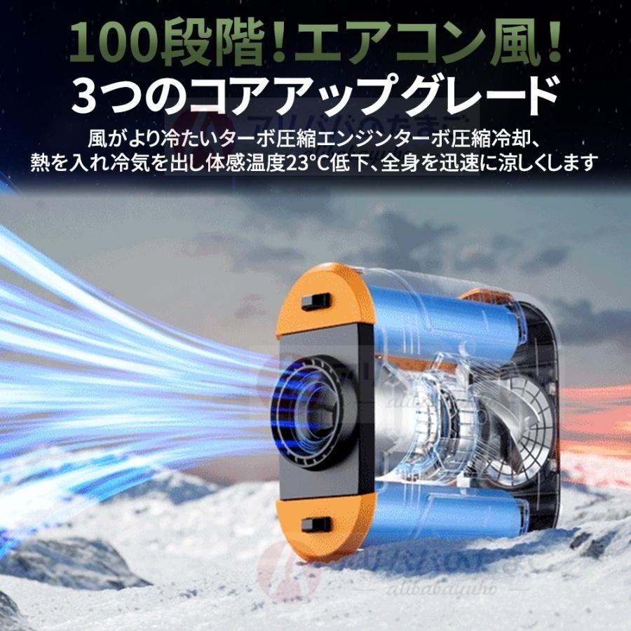 2026新型】 腰掛け扇風機 4way 小型 携帯扇風機 首かけ 100段階風量
