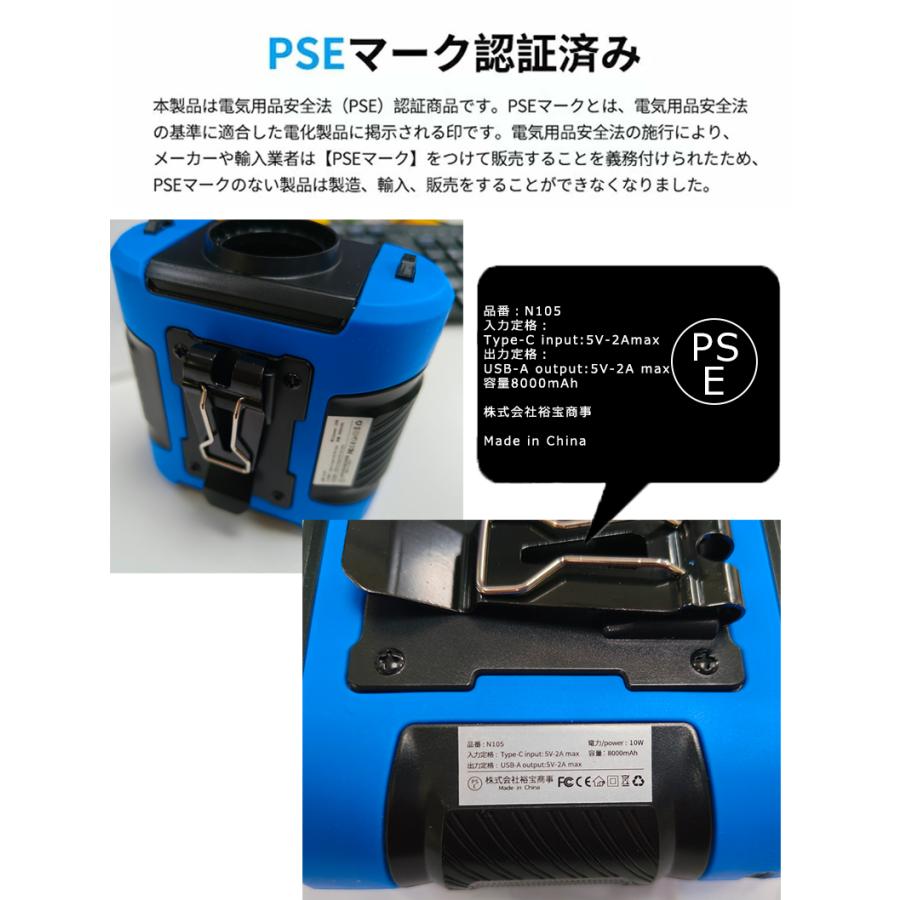 2026新型】 腰掛け扇風機 4way 小型 携帯扇風機 首かけ 100段階風量