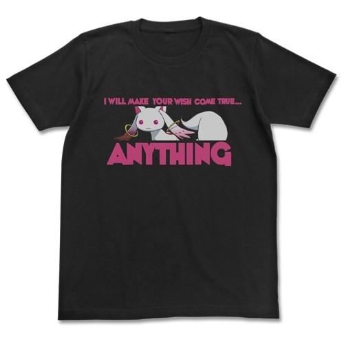 魔法少女まどか☆マギカ キュゥべえTシャツ BLACK Mサイズ コスパ 