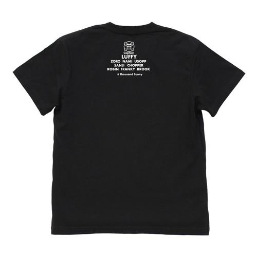 ワンピース レヴェリー編 麦わらの一味 Tシャツ BLACK Lサイズ コスパ【予約/1月末〜2月上旬】｜alice-sbs-y｜02