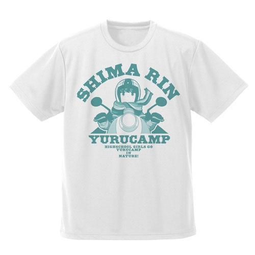 ゆるキャン△ 志摩リン ドライTシャツ WHITE XLサイズ コスパ【予約/8月上旬】｜alice-sbs-y