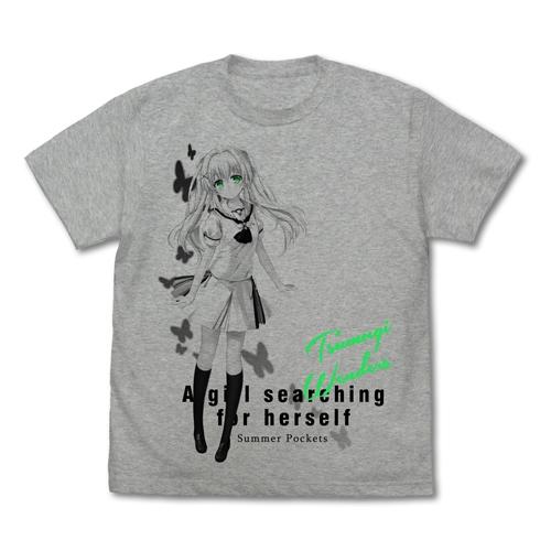 Summer Pockets 紬 ヴェンダース Tシャツ MIX GRAY Lサイズ コスパ 【5月末〜6月上旬】