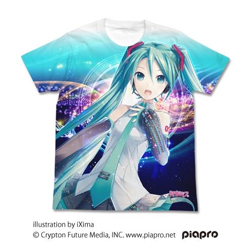 初音ミク V3 フルグラフィックTシャツ ver.2.0 WHITE XLサイズ コスパ
