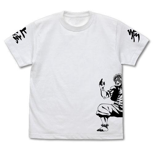 鬼滅の刃 グッズ 猗窩座 Tシャツ WHITE Sサイズ コスパ 【4月上旬】