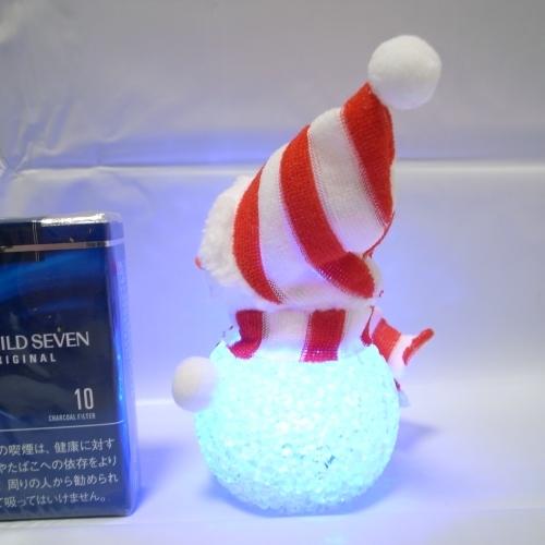 スノーマン LEDイルミネーションライト 雪だるま 動作確認済み トップ