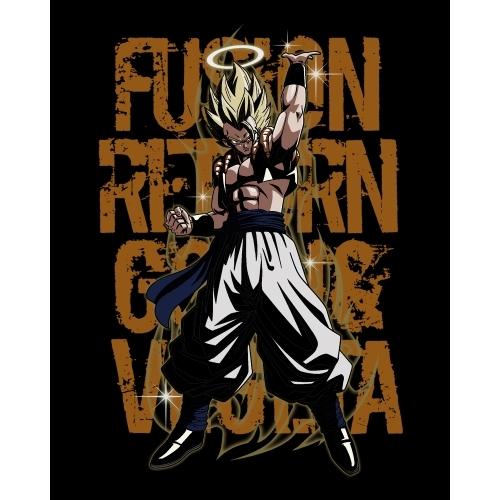 ドラゴンボールZ グッズ 超ゴジータ Tシャツ BLACK Sサイズ コスパ