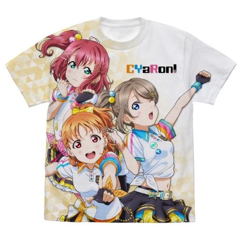 ラブライブ！サンシャイン!! CYaRon! フルグラフィックTシャツ WHITE