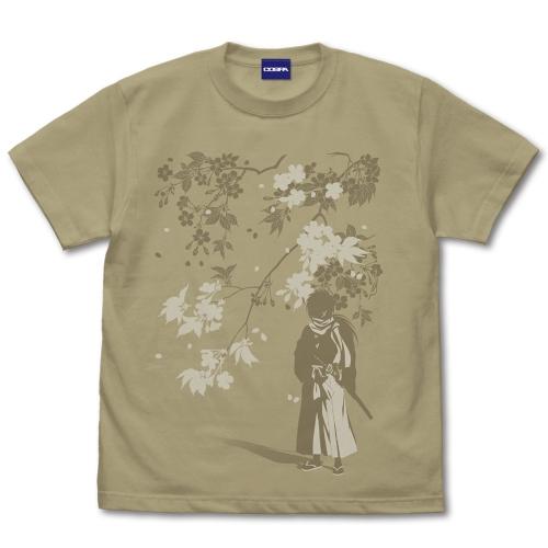 るろうに剣心 明治剣客浪漫譚 描き下ろし緋村剣心 Tシャツ SAND KHAKI