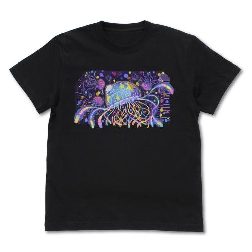夜のクラゲは泳げない まひるの壁画 フルカラーTシャツ BLACK Lサイズ コスパ【予約/8月上旬】｜alice-sbs-y｜02