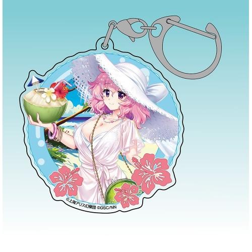 東方LostWord 西行寺幽々子 アクリルマルチキーホルダー 水着無縫の