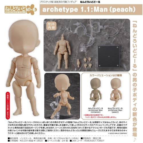 ねんどろいどどーる archetype 1.1:Man(peach) グッドスマイル