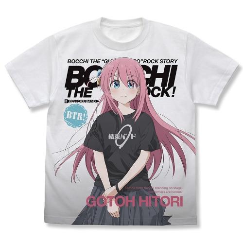 ぼっち・ざ・ろっく！ 後藤ひとり フルグラフィックTシャツ WHITE L