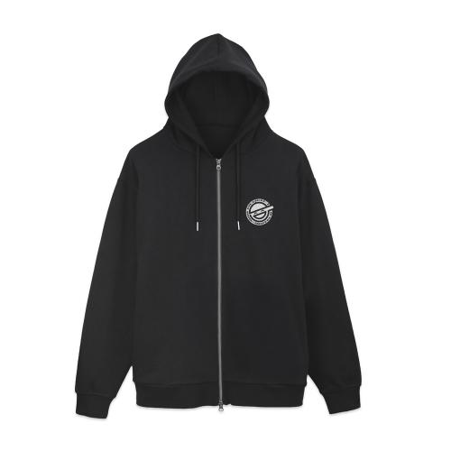 攻殻機動隊 STAND ALONE COMPLEX 笑い男 ジップパーカー BLACK XL
