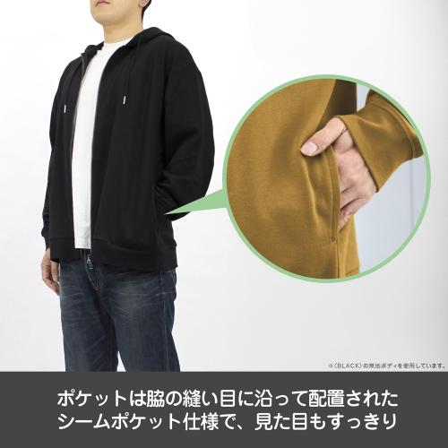 攻殻機動隊 STAND ALONE COMPLEX 笑い男 ジップパーカー BLACK XL
