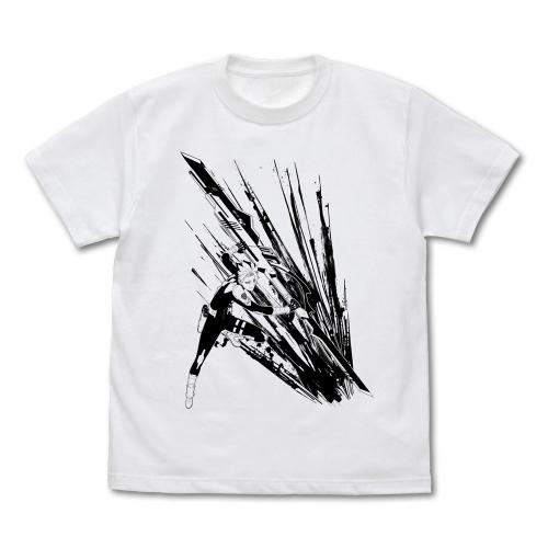 怪獣8号 鳴海弦 Tシャツ WHITE Lサイズ コスパ【予約/5月上旬