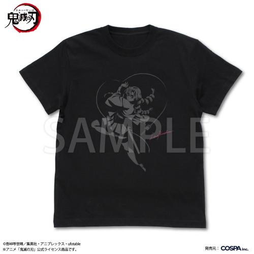 鬼滅の刃 甘露寺蜜璃 恋の呼吸 Tシャツ BLACK Mサイズ コスパ【予約/5