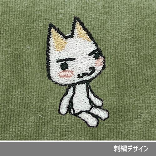 どこでもいっしょ トロ 刺繍ハンドタオル SAGE GREEN コスパ【予約/8月 
