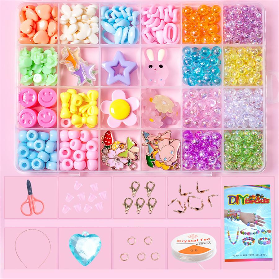 ビーズ おもちゃ 女の子 Diyビーズ アクセサリー ブレスレット 24種類女の子 ビーズバーツ ハンドメイド 手作り Ksly D Alice Store2 通販 Yahoo ショッピング