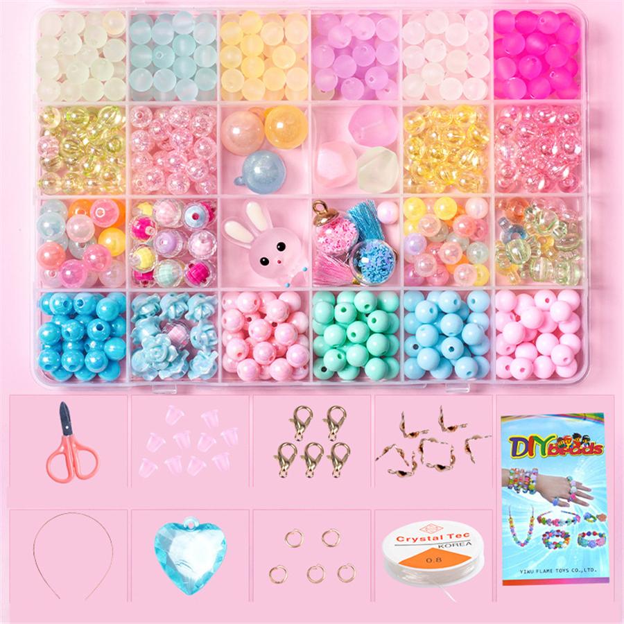 ビーズ おもちゃ 女の子 Diyビーズ アクセサリー ブレスレット 24種類女の子 ビーズバーツ ハンドメイド 手作り Ksly D Alice Store2 通販 Yahoo ショッピング