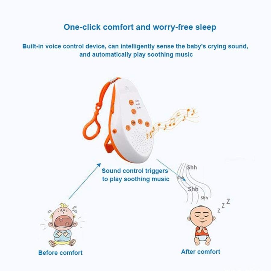 今ならほぼ即納 ホワイトノイズサウンドマシン 睡眠用 16の心地よい音を備えたミニスリープサウンドインストゥルメントタイマーusbポート赤ちゃん Wantannas Go Id