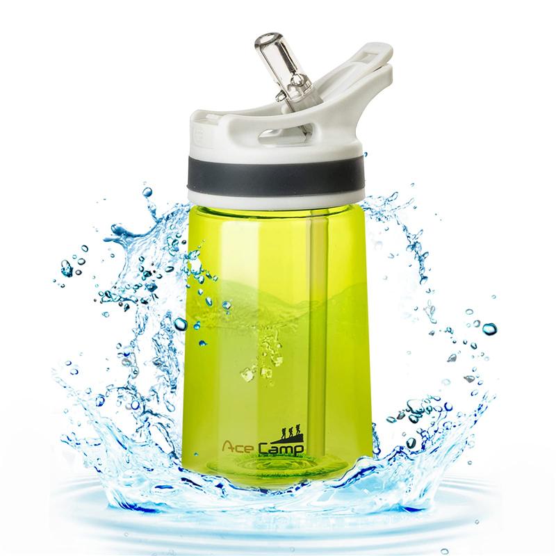 フリー 子供 水筒 プラスチック ストロー付き クリアウォーターボトル 350ml Ly Si Alice Store2 通販 Yahoo ショッピング