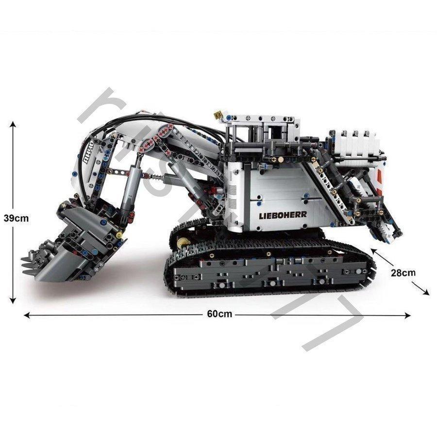 leg0レゴ42100互換品 ラジコン スマホ連動 ショベル 掘削機 リープヘル R9800 ドライブセット付き 働く車 ミニカー モデル 車おもちゃ 誕生日 新年 プレゼント プレゼント 車おもちゃ 誕生日 新年