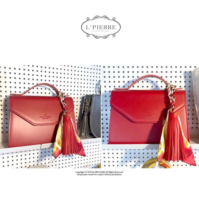 スカーフ装飾タッセル HMS キーホルダー リング バッグチャーム