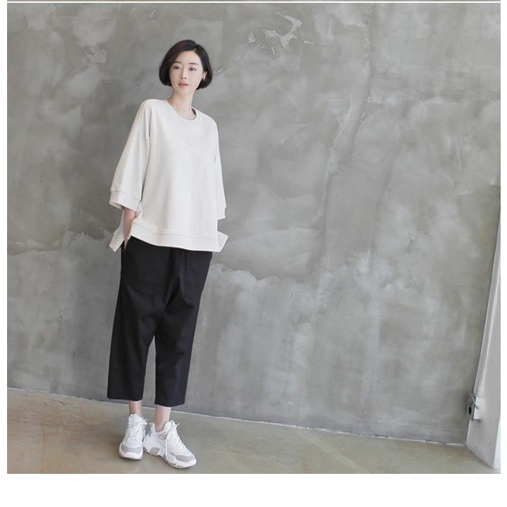 トップス レディース 大人 40代 50代 60代 ファッション 女性 上品 黒トレーナー 無地 長袖 春 ミセス SEZM32200