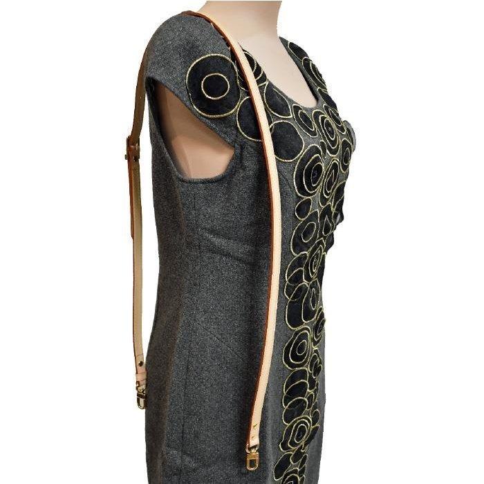 【もか様】2本 ヌメ革ショルダーストラップ15ｍｍ×700mm 本革 ヌメ革 ショルダーストラップ ベルト 幅15mm 長さ調整可能