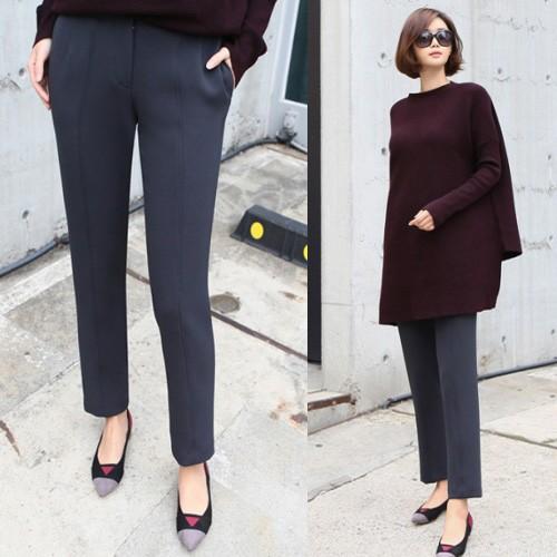 秋新作 パンツ スラックス シンプル きれいめ 16 50代 40代 ファッション 女性 レディース Pymr Go Th