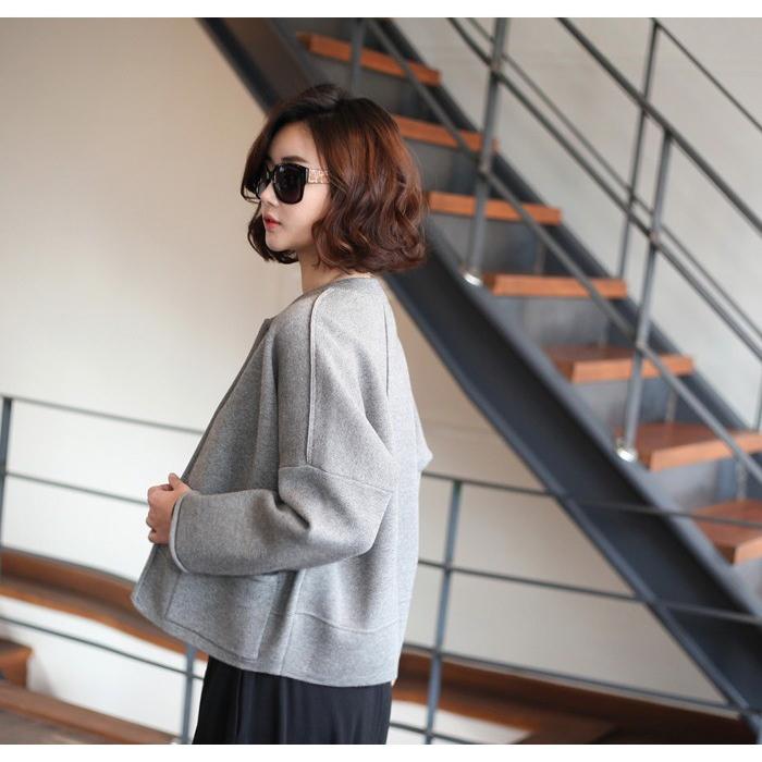 カーディガン レディース 大人 ハーフ丈 秋冬 冬 60代 50代 40代 ファッション 女性 黒 グレー Zm 254 Alice Style アリス スタイル 通販 Yahoo ショッピング