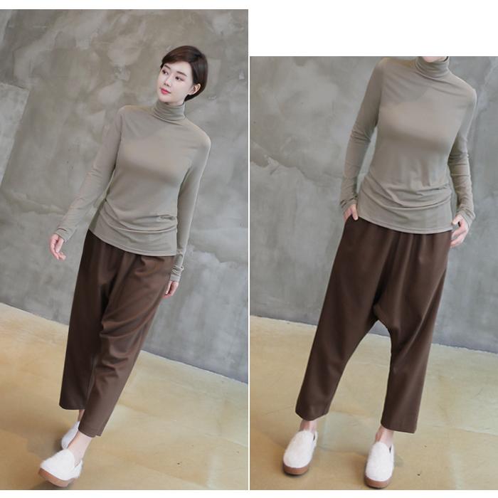 セミサルエルパンツ サルエルパンツ 袴パンツ 男女兼用 ワイドパンツ ゆったり