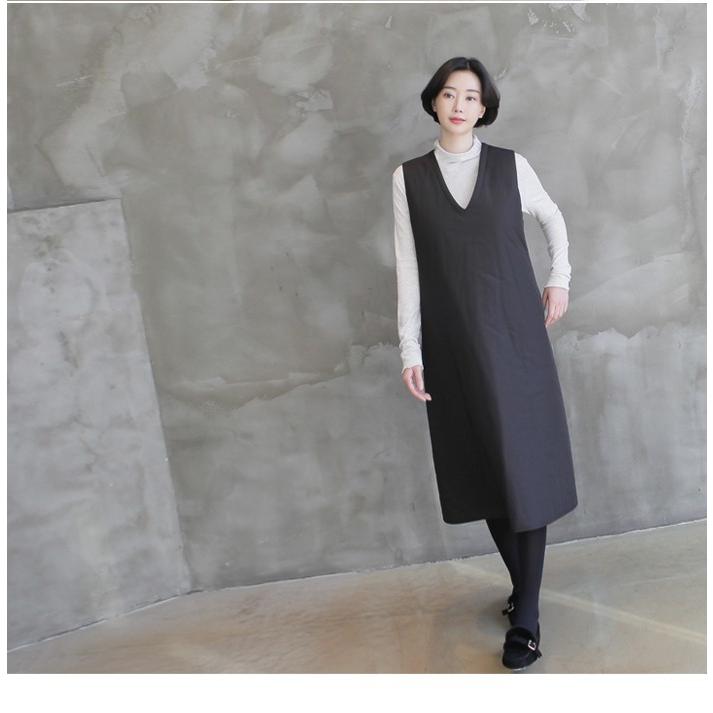 ジャンパースカート レディース 大人 40代 50代 60代 ファッション 女性 上品 黒膝丈 きれいめ 冬 ミセス ZM31772