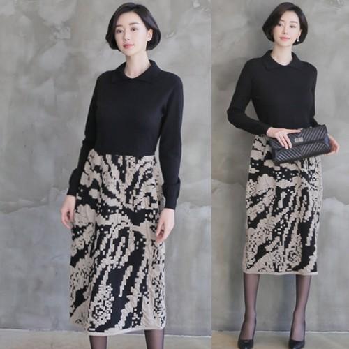 ワンピース レディース 大人 40代 50代 60代 ファッション 女性 上品 黒ロング丈 ロングワンピース 長袖 冬 ミセス Zm Alice Style アリス スタイル 通販 Yahoo ショッピング
