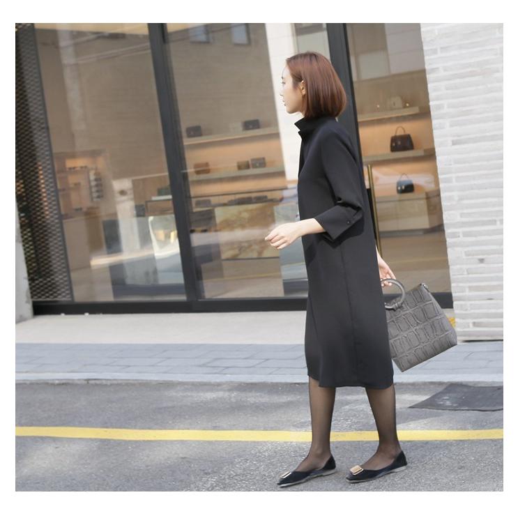 ワンピース レディース 大人 40代 50代 60代 ファッション 女性 上品 紺 青膝丈 七分袖 きれいめ 春秋 冬 ミセス 大きいサイズ Zm bk Alice Style 通販 Yahoo ショッピング