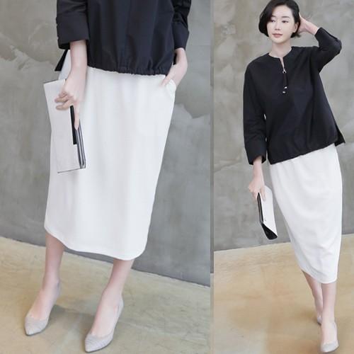 タイトスカート レディース 大人 40代 50代 60代 ファッション 女性 上品 黒無地 ロング丈 春 ミセス Zm 367 Alice Style アリス スタイル 通販 Yahoo ショッピング