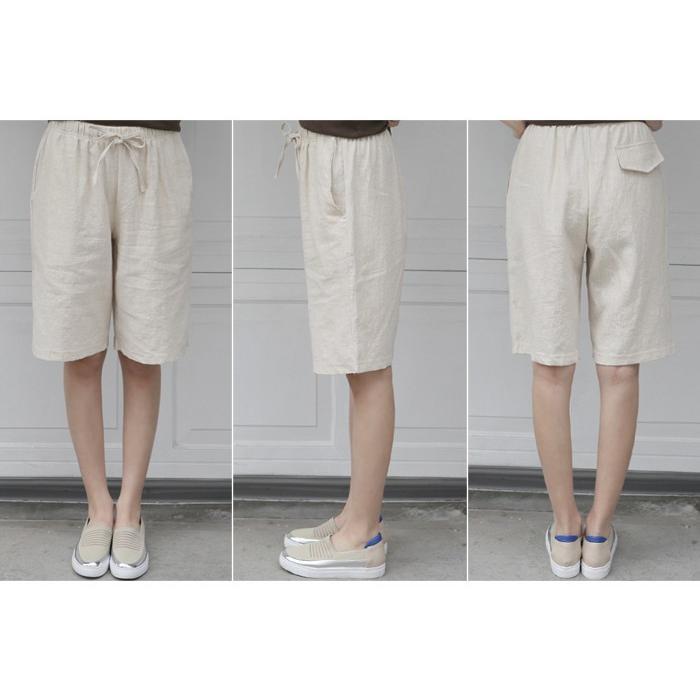 ハーフパンツ レディース 大人 40代 50代 60代 ファッション 女性 上品 黒 ベージュ カーキ 緑 カーキ 緑ショートパンツ リネン 春 夏ミセス Zm Alice Style アリス スタイル 通販 Yahoo ショッピング
