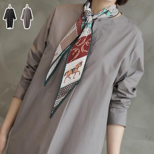 コットンワンピース レディース 40代 50代 60代 ファッション おしゃれ 女性 上品 黒 ピンタック 隠しボタンスリット 長袖 無地 ミセス Zm Alice Style アリス スタイル 通販 Yahoo ショッピング