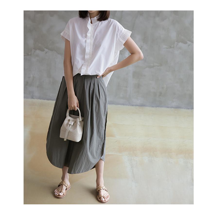 シャツブラウス レディース 40代 50代 60代 ファッション おしゃれ 女性 上品 黒 プリーツ ライン ハイネック 無地 春夏秋 ミセス Zm Alice Style アリス スタイル 通販 Yahoo ショッピング