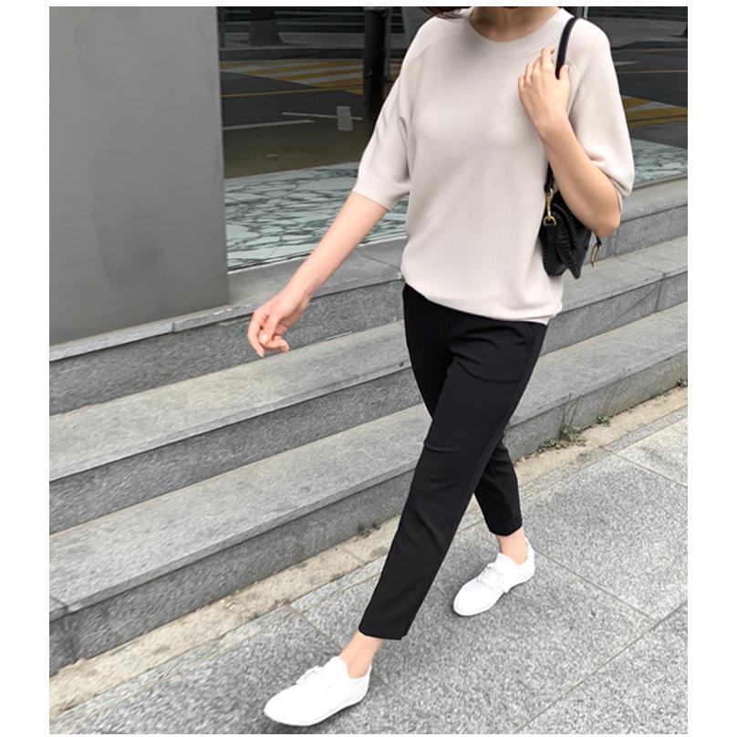クールニット レディース 40代 50代 60代 ファッション おしゃれ 女性 上品 黒 茶色 ベージュ パフスリーブ 五分袖 春夏物 高品質 ミセス Zm Alice Style 通販 Yahoo ショッピング