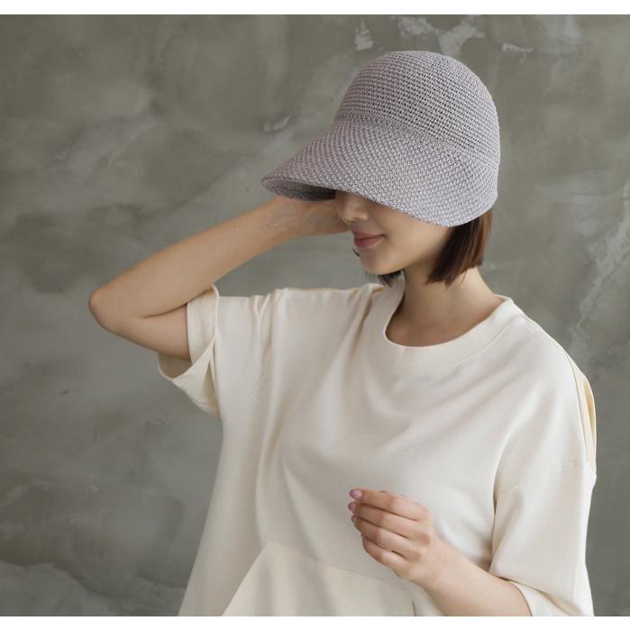 ペーパーヤーン帽子 レディース 40代 50代 60代 ファッション おしゃれ 女性 上品 キャップ オーバーバイザー ミセス ZM