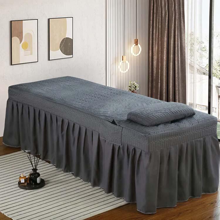 マッサージベッドカバー ベッドスカート フリル付き マッサージベッド