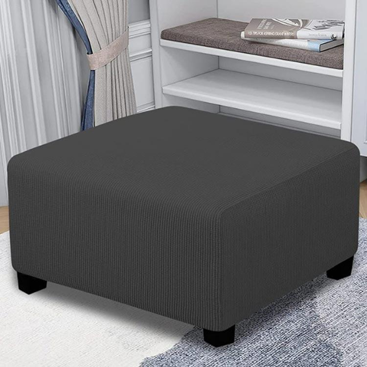 新品組立品Libero リベロ スツール オットマン96cm モスグレーカバー布